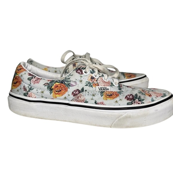 Vans Women's Era Floral Garden Canvas Classic Lace Up Sneakers Size 7.5 - Picture 2 of 8